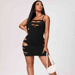 Bodycon Plus size cut out cami dress very sexy !